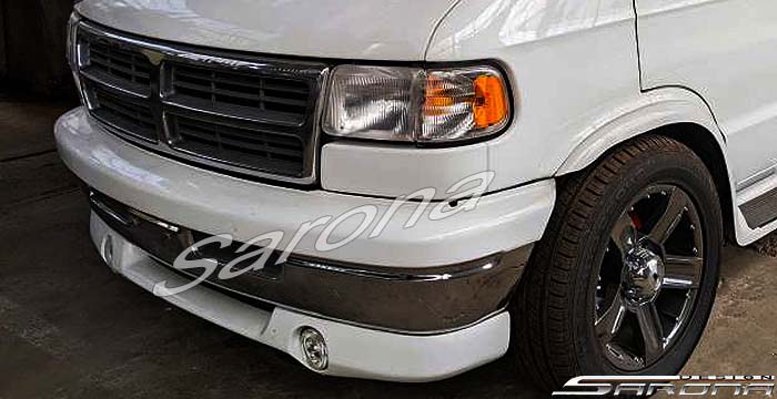 Custom Dodge Van  All Styles Front Lip/Splitter (1994 - 1997) - $299.00 (Part #DG-062-FA)
